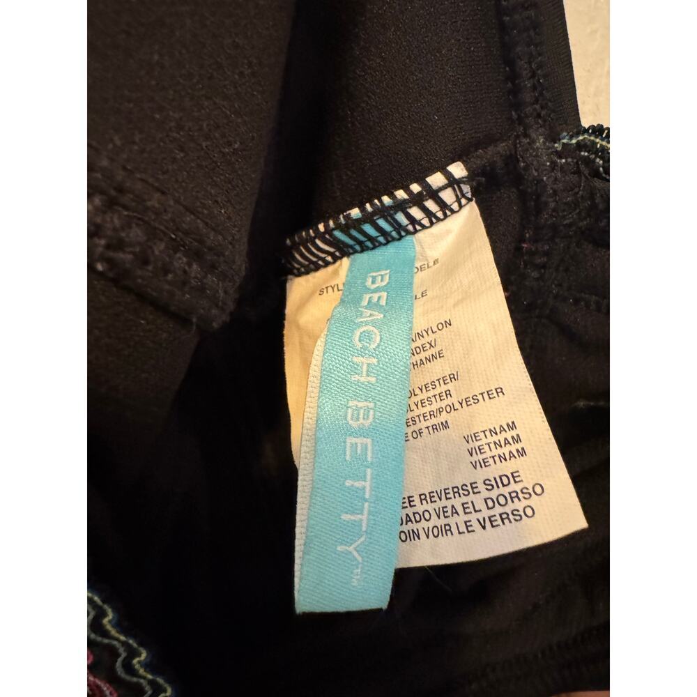 Beach Betty Slimming One Piece Swimsuit sz L - Picture 4 of 5